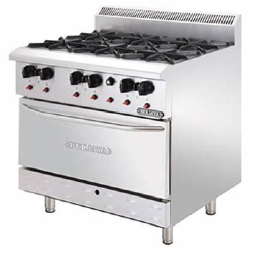 موقد غاز برجايا 6 شعلات 90 سم DRO 6L-17 Deluxe