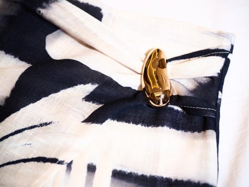 تنورة ميدي كتان / linen midi skirt