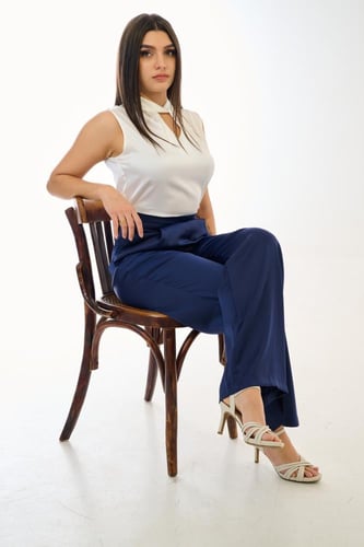بنطال ساتان / satin pant