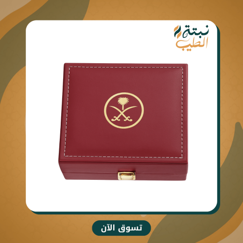 علبة جلد سيفين ونخلة أوقيتين