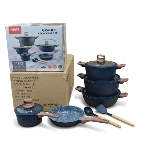 Granite pot set 11 pieces