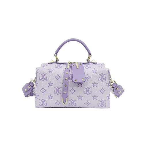 حقيبة بوسطن عصرية منقوشة بالزهور