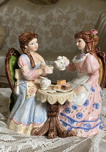 Tea for Two Lefton Musical Porcelain Figurine "Yamada Originals" 1996