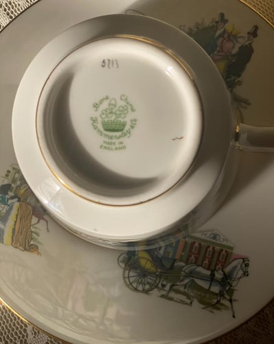 Extra Large Horse & Cart Design Display Tea Cup &...