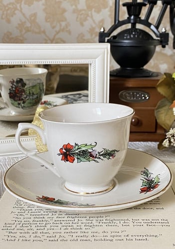 Old Foley - James Kent Ltd - Tea Cup and Saucer -...