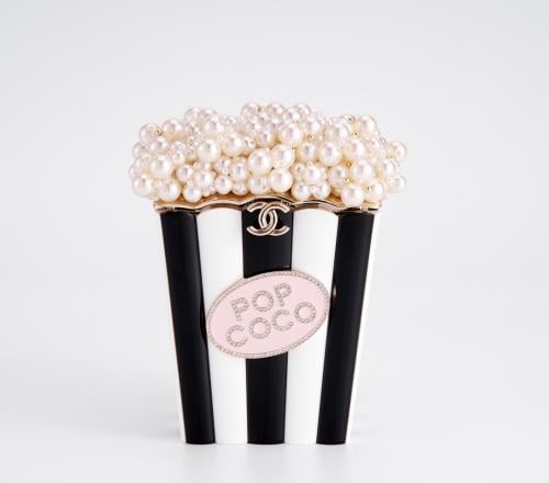 Chanel 24K Pearl Popcorn Bag