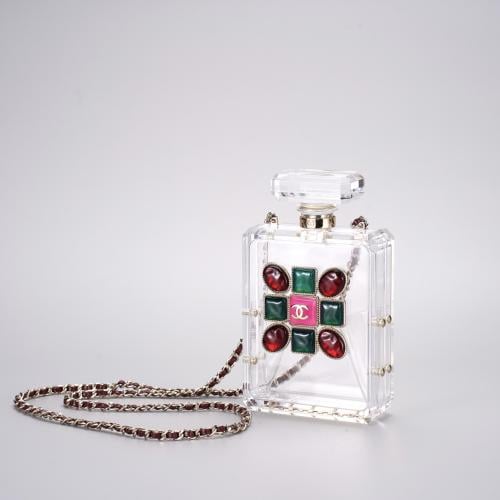 (Chanel Perfume Bottle Box Bag)