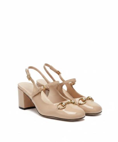 Gucci Horsebit Patent Leather Sandals