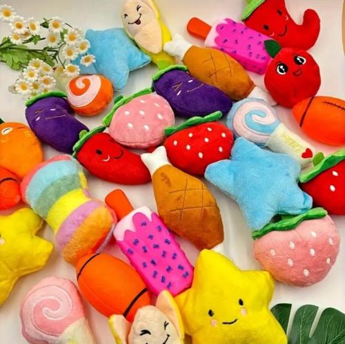 العاب قطنية للكلاب الصغيرة عشوائية (10قطع عشوائية)