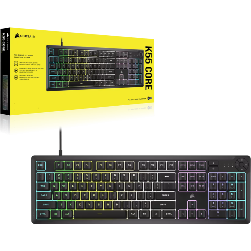 CORSAIR K55 CORE RGB Gaming Keyboard — Black
