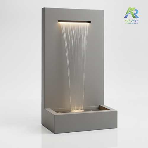 شلال جداري مودرن بإضاءة LED من أحواض الريم نافورة حائط فاخرة