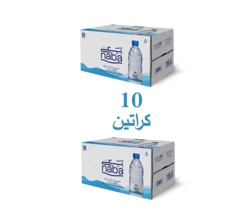 10 كراتين مياه نبع 330مل ×40