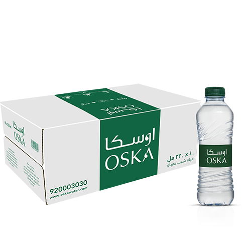 كرتون مياه اوسكا 330مل *40حبه