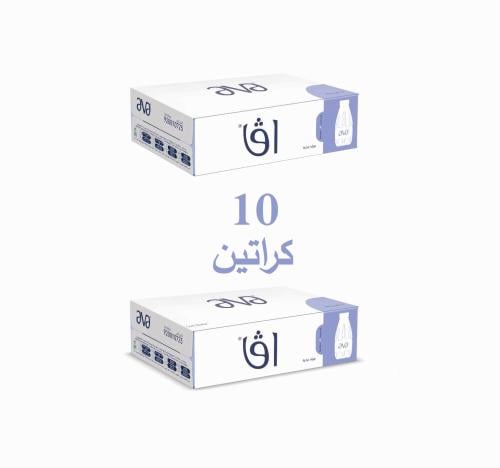 10 كراتين مياه اڤا 330مل
