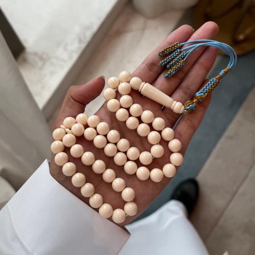 سبحة بكلايت أبيض لؤلؤي