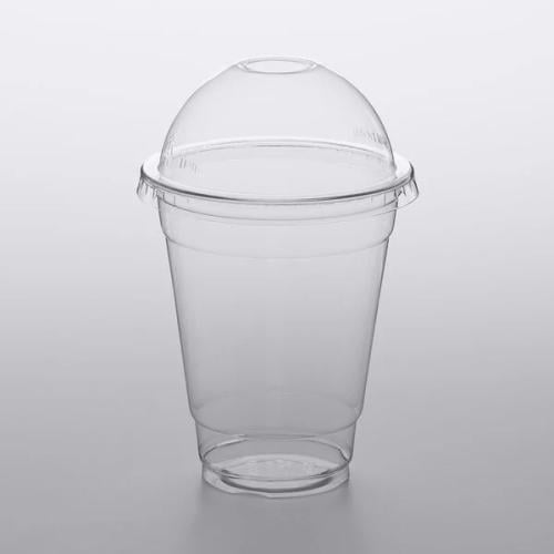 أكواب عصير بلاستيك مع الغطاء - 1000 حبة