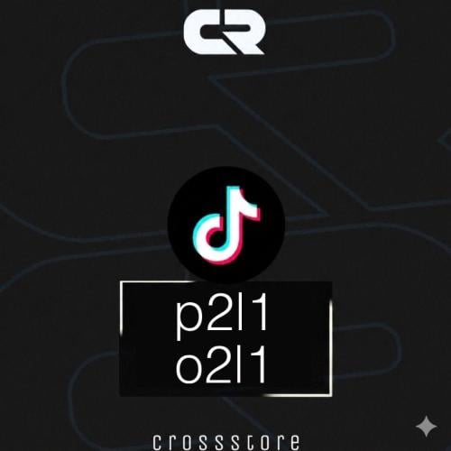 يوزر تيك توك طقم p2l1 o2l1 ( تسليم فوري )