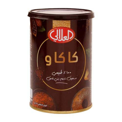 العلالي كاكاو طبيعي مسحوق ناعم بني غامق 127 جرام
