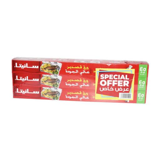 سانيتا ورق قصدير عالي الجودة 3*45 سم