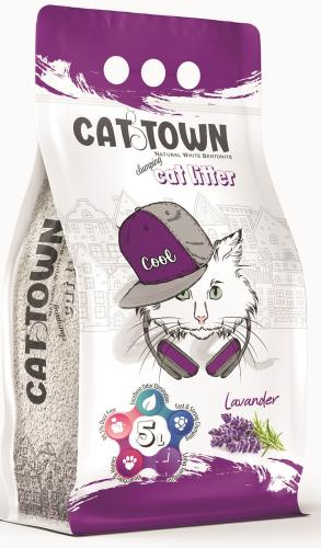 Cat Town Sand for Cats with Lavender Scent 5 liter...