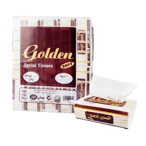 الذهبي منديل ناعم مزدوج 10*200 منديل