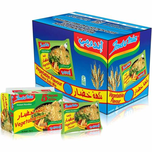 اندومي شعرية نكهة خضار 12*75 جرام