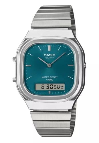 ساعة رقمية تناظرية AQ-240E-3A