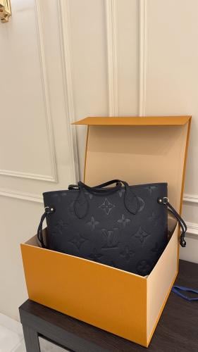 Lv neverfull mm كحلي "gold هاردوير"