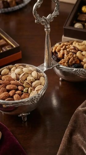 شيال الحلا والمكسرات الثنائي ROSE