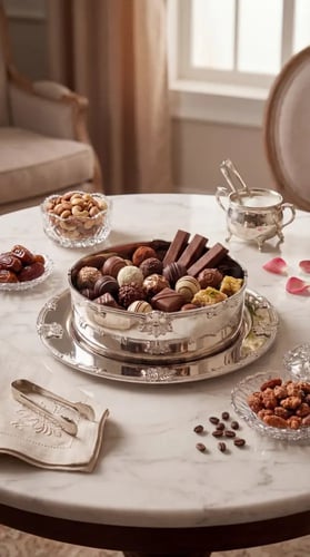 صينية شوكلت 26 cm وسط NEW DESIGN