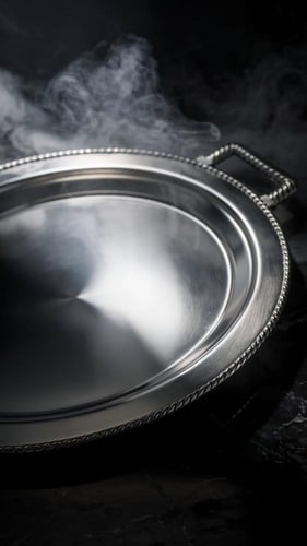 صينية بيضاوي بيد 48*30 سم ROPE