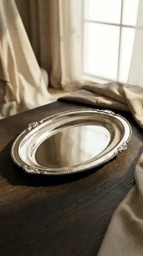 صينية بيضاوي 48*30 سم CROWN