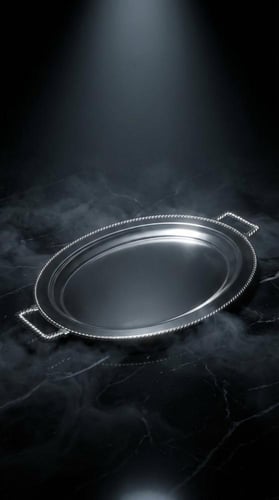 صينية بيضاوي بيد 48*30 سم ROPE