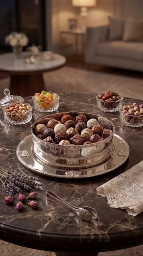 صينية شوكلت 26 cm وسط NEW DESIGN