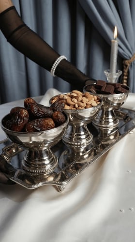 طقم الضيافة الملكي الثلاثي CROWN