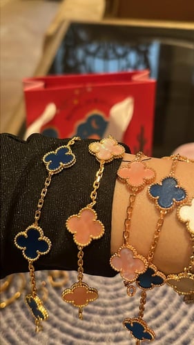 Van cleaf bracelet blue