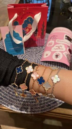 Van cleaf bracelet blue