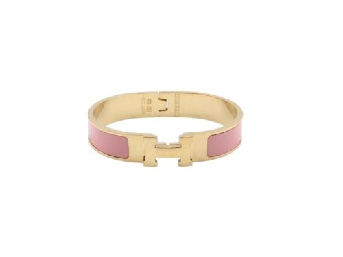 Hermes bracelet dark pink(عريضه)