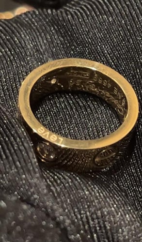 Cartier love gold ring