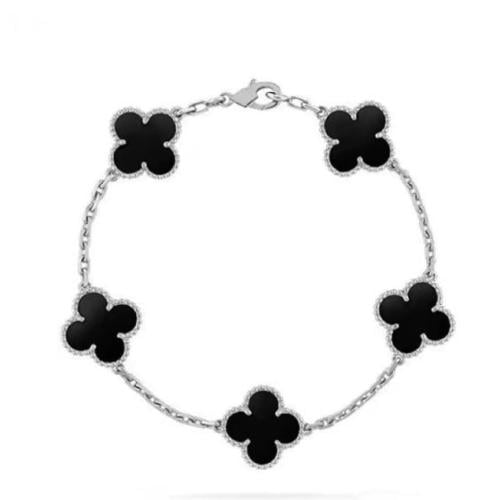 Van cleaf bracelet black silver