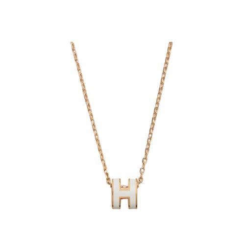 Hermes necklace white(mini)