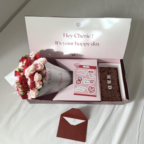 بوكس الورد و البراونيز