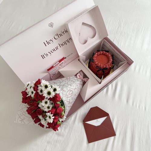 بوكس الورد و الكيك