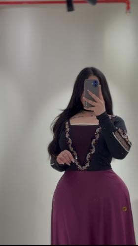 فستان كلوش اسود شك