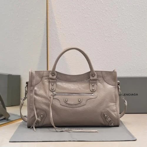 Balenciaga Classic City Bag — Taupe / Grey