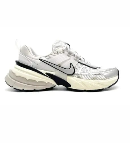 Nike V2K Run - Metallic Silver & Cream