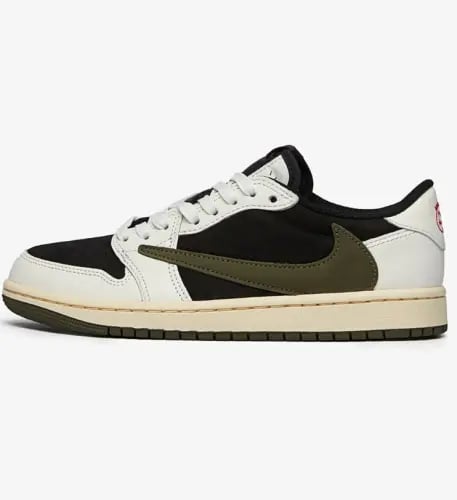 Nike Air Jordan 1 Low x Travis Scott "Olive" - Sai...