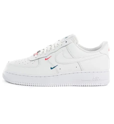 Nike Air Force 1 Low - White/Red-Blue Double Swoosh