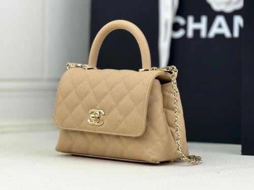 Chanel Quilted Mini Flap Bag – Blush Pink Gold Edi...