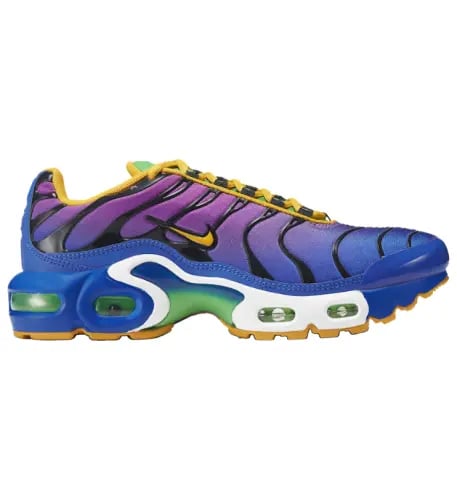 NIKE AIR MAX PLUS TN "PURPLE & LIME GRADIENT